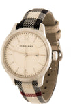 Burberry Classic Champagne Gold Dial Horseferry Leather Strap Watch for Women - BU10104 Buy Now By Burberry