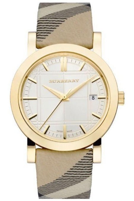 Burberry Heritage Silver Dial Leather Strap Watch for Women - BU1398 Buy Now By Burberry