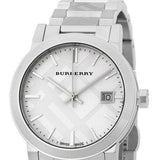 Burberry The City White Dial Silver Steel Strap Watch for Women - BU9144 Buy Now By Burberry