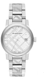 Burberry The City Silver Dial Silver Steel Strap Watch for Men - BU9037 Buy Now By Burberry