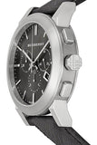 Burberry The City Grey Dial Black Leather Strap Watch for Men - BU9362 Buy Now By Burberry