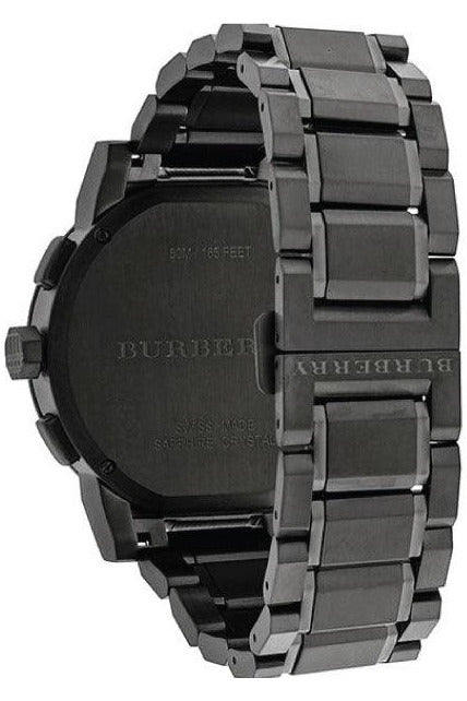 Burberry The City Navy Blue Dial Black Steel Strap Watch for Men - BU9365 Buy Now By Burberry