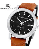 Burberry The City Black Dial Brown Leather Strap Watch for Men - BU9905 Buy Now By Burberry