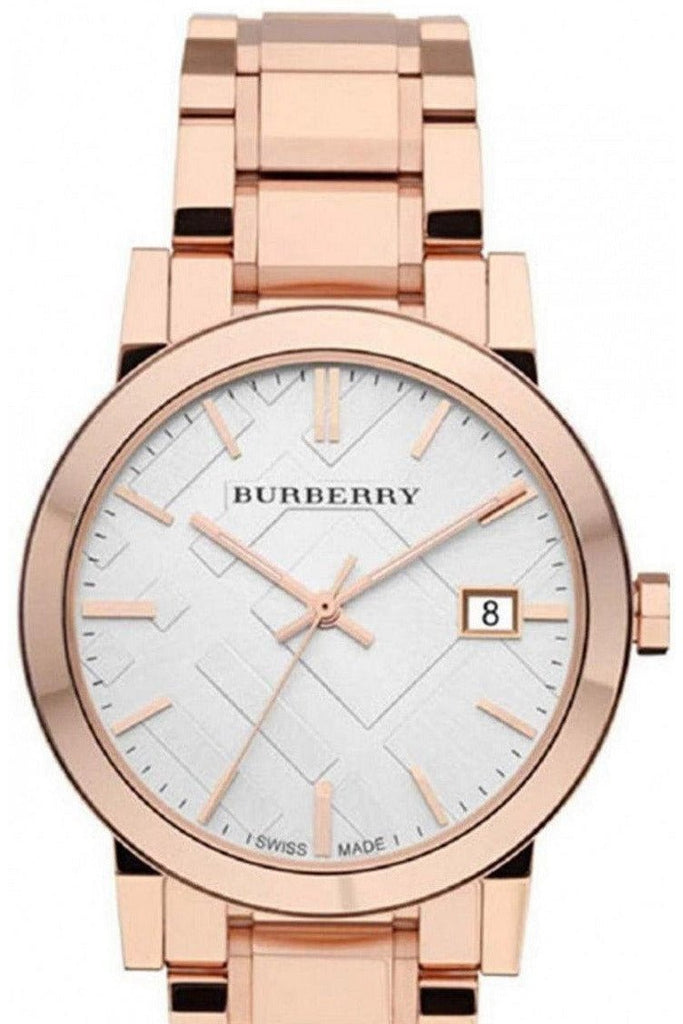 Burberry The City White Dial Rose Gold Steel Strap Watch for Women - BU9004 Buy Now By Burberry