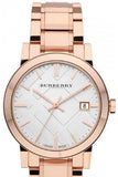 Burberry The City White Dial Rose Gold Steel Strap Watch for Women - BU9004 Buy Now By Burberry