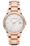 Burberry The City White Dial Rose Gold Steel Strap Watch for Women - BU9204 Buy Now By Burberry