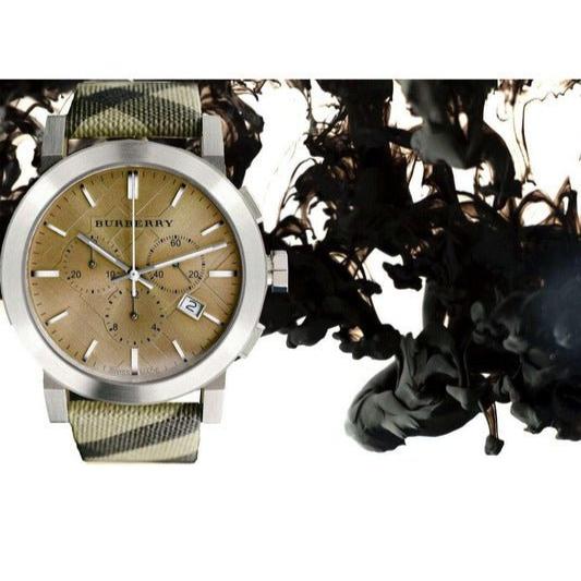 Burberry The City Smoked Brown Dial Brown Leather Strap Watch for Men - BU9361 Buy Now By Burberry