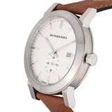 Burberry The City Silver Dial Brown Leather Strap Watch for Men - BU9904 Buy Now By Burberry