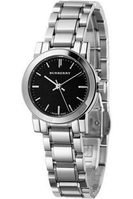 Burberry The City Black Dial Silver Steel Strap Watch for Women - BU9201 Buy Now By Burberry