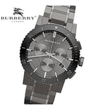 Burberry The City Grey Dial Gunmetal Grey Steel Strap Watch for Men - BU9381 Buy Now By Burberry