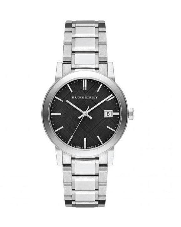Burberry The City Black Dial Silver Steel Strap Watch for Women - BU9101 Buy Now By Burberry