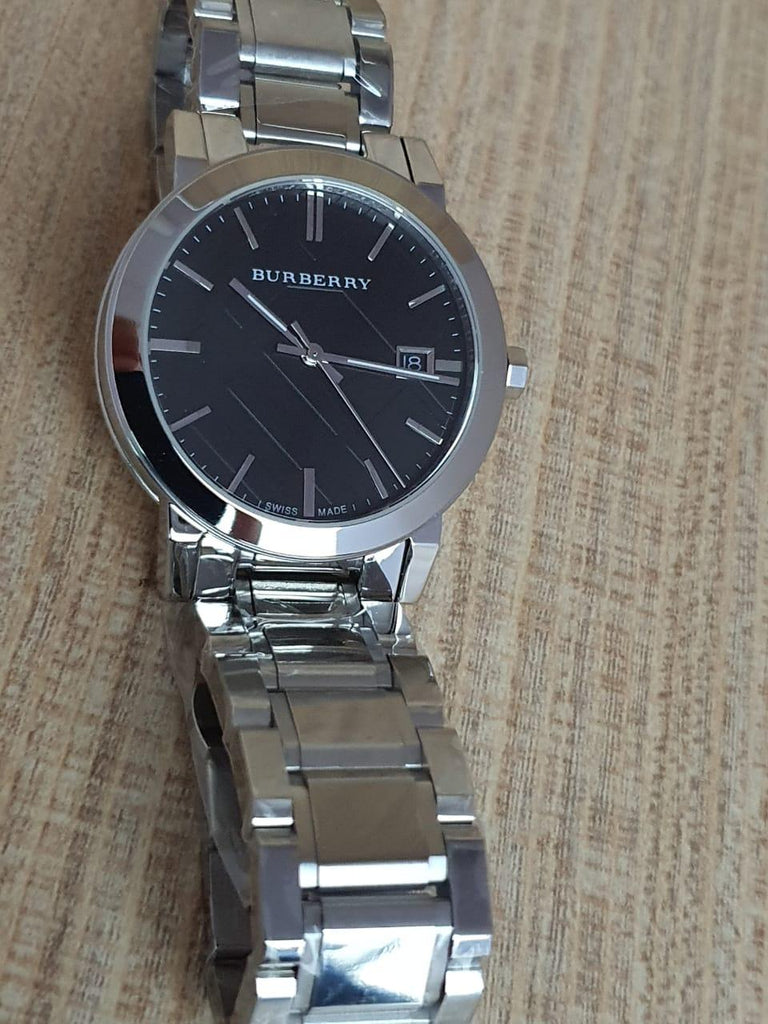 Burberry The City Black Dial Silver Stainless Steel Strap Watch for Women - BU9001 Buy Now By Burberry