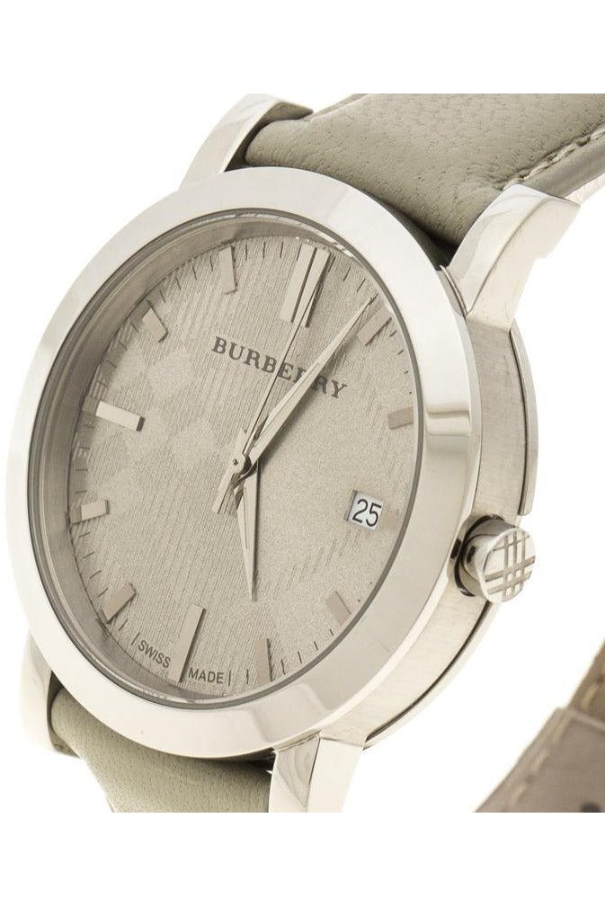 Burberry Heritage Grey Dial Beige Leather Strap Unisex Watch - BU1754 Buy Now By Burberry