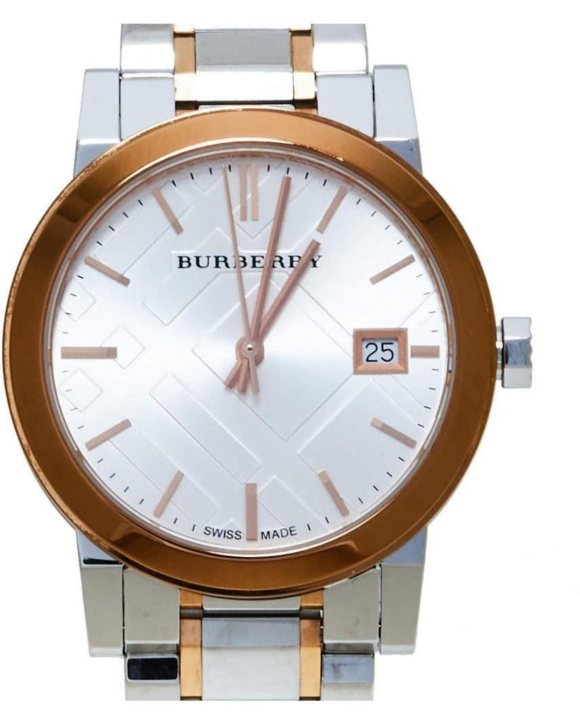 Burberry The City White Dial Two Tone Steel Strap Watch for Women - BU9006 Buy Now By Burberry