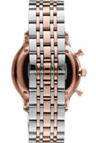Emporio Armani Gianni Chronograph Grey Dial Two Tone Steel Strap Watch For Men - AR1721 Buy Now By Emporio Armani