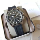 Fossil Bannon Multifunction Black Dial Black Silicone Strap Watch for Men - BQ2494 Buy Now By Fossil