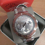 Fossil Bannon Multifunction Brown Dial Two Tone Steel Strap Watch for Men - BQ2502 Buy Now By Fossil