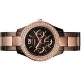 Fossil Stella Multifunction Brown Dial Two Tone Steel Strap Watch for Women - ES4079 Buy Now By Fossil