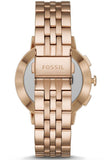 Fossil Carlie Rose Gold Dial Rose Gold Steel Strap Watch for Women - ES4301 Buy Now By Fossil