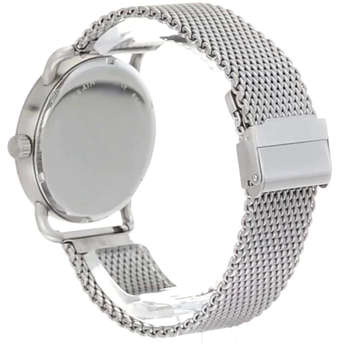 Fossil Neutra Chronograph White Dial Silver Mesh Bracelet Watch for Men - FS5382 Buy Now By Fossil