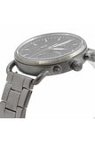 Fossil The Commuter Black Dial Grey Steel Strap Watch for Men - FS5400 Buy Now By Fossil