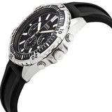 Fossil Garrett Chronograph Black Dial Black Rubber Strap Watch for Men - FS5624 Buy Now By Fossil