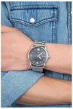 Fossil The Commuter Black Dial Silver Steel Strap Watch for Men - FS5391 Buy Now By Fossil