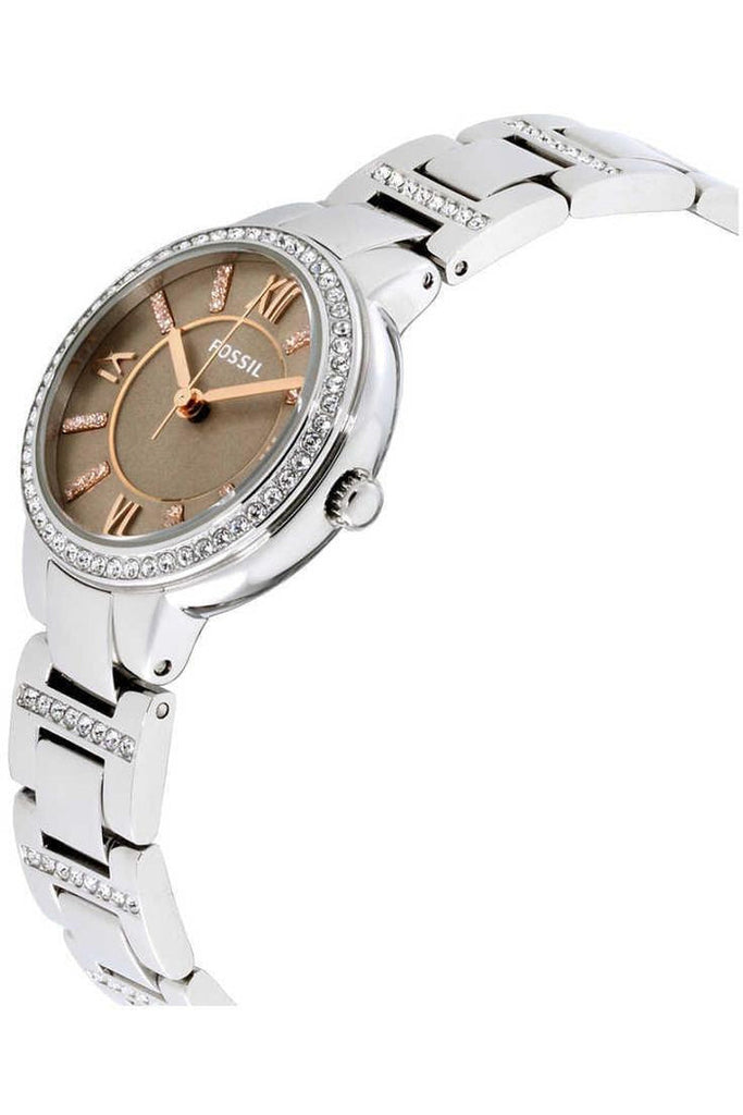 Fossil Virginia Taupe Dial Silver Steel Strap Watch for Women - ES4147 Buy Now By Fossil