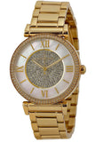 Michael Kors Catlin Mother of Pearl Dial Gold Steel Strap Watch for Women - MK3332 Buy Now By Michael Kors