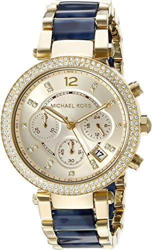 Michael Kors Parker Gold Dial Two Tone Steel Strap Watch for Women - MK6238 Buy Now By Michael Kors