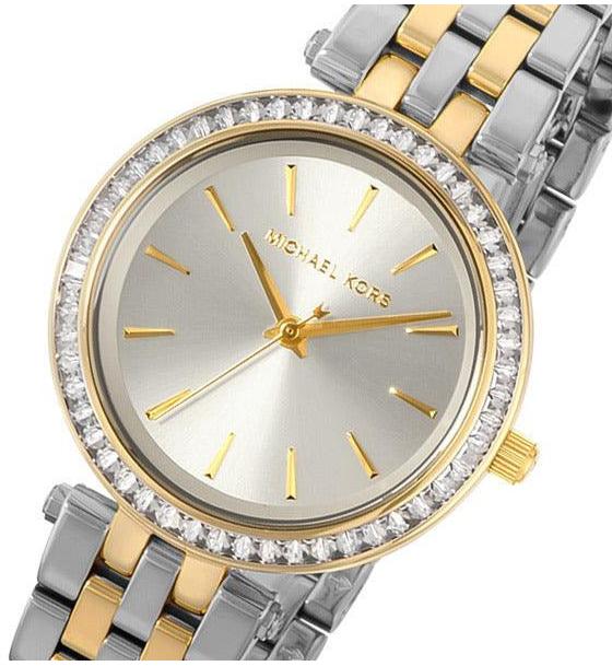 Michael Kors Darci Silver Dial Two Tone Steel Strap Watch for Women - MK3405 Buy Now By Michael Kors