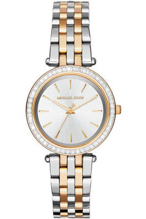 Michael Kors Darci White Dial Two Tone Steel Strap Watch for Women - MK3323 Buy Now By Michael Kors