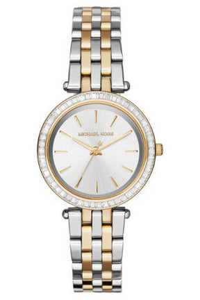 Michael Kors Darci Silver Dial Two Tone Steel Strap Watch for Women - MK3405 Buy Now By Michael Kors