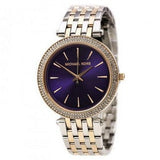 Michael Kors Darci Purple Dial Two Tone Steel Strap Watch for Women - MK3353 Buy Now By Michael Kors