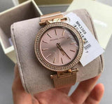 Michael Kors Darci Rose Gold Dial Rose Gold Mesh Bracelet Watch for Women - MK3369 Buy Now By Michael Kors