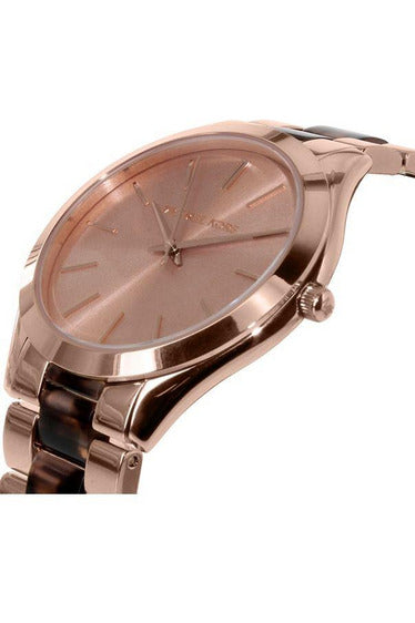 Michael Kors Runway Rose Gold Dial Two Tone Steel Strap Watch for Women - MK4301 Buy Now By Michael Kors