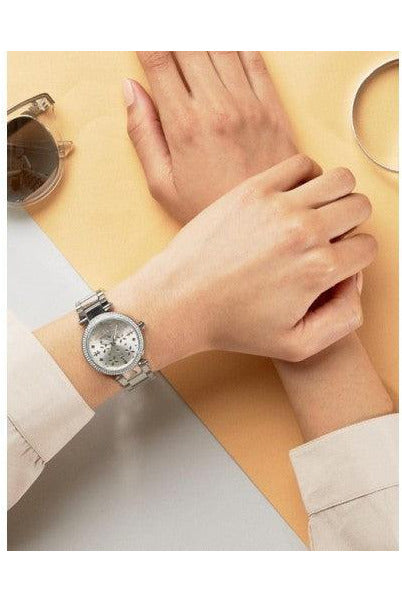 Michael Kors Parker Silver Dial Silver Stainless Steel Strap Watch for Women - MK6483 Buy Now By Michael Kors