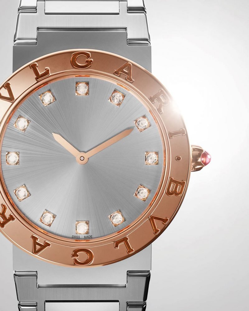 Bvlgari Bvlgari Bvlgari Lady Diamonds Silver Dial Silver Steel Strap Watch for Women - BVLGARI103577 Buy Now By Bvlgari