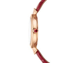 Bvlgari Divas Dream Diamonds Mother of Pearl Dial Red Leather Strap Watch for Women - DREAM102840 Buy Now By Bvlgari