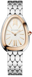Bvlgari Serpenti Seduttori Quartz Silver Dial Silver Steel Strap Watch for Women - SERPENTI103144 Buy Now By Bvlgari