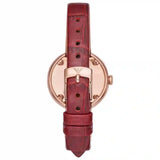 Emporio Armani Rosa Two Hand White Dial Red Leather Strap Watch For Women - AR11357 Buy Now By Emporio Armani
