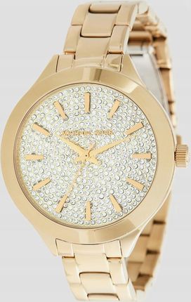 Michael Kors Slim Runway Crystals Gold Dial Gold Steel Strap Watch for Women - MK1046 Buy Now By Michael Kors