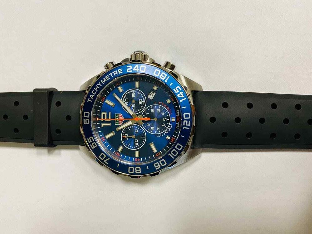 Tag Heuer Formula 1 Blue Dial Black Rubber Strap Watch for Men - CAZ1014.FT8024 Buy Now By Tag Heuer