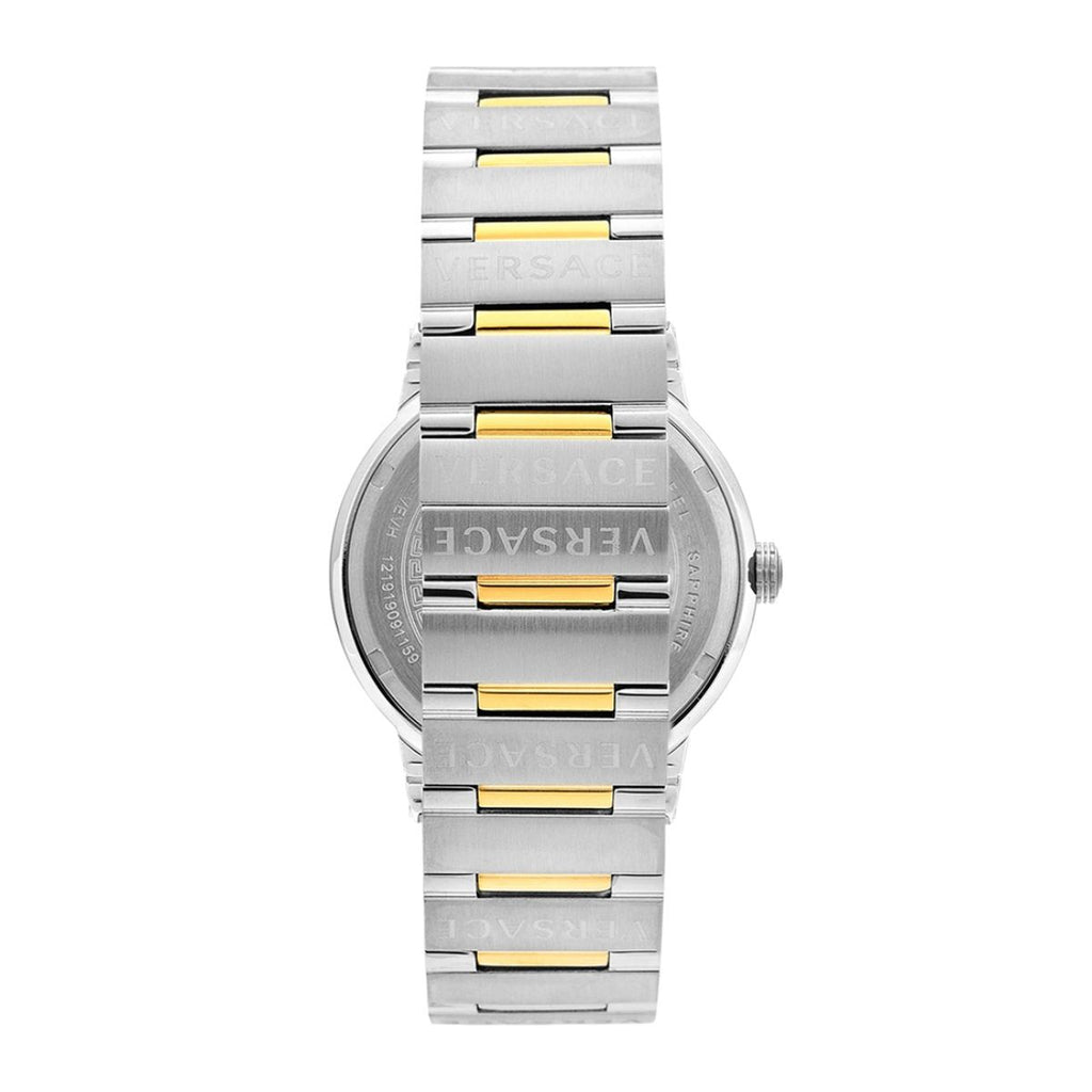 Versace Hellenyium Green Dial Two Tone Steel Strap Watch for Women - VEVH00620 Buy Now By Versace