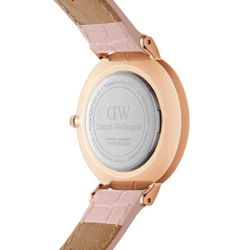 Daniel Wellington Petite Rouge Pink Dial Pink Leather Strap Watch For Women - DW00100511 Buy Now By Daniel Wellington