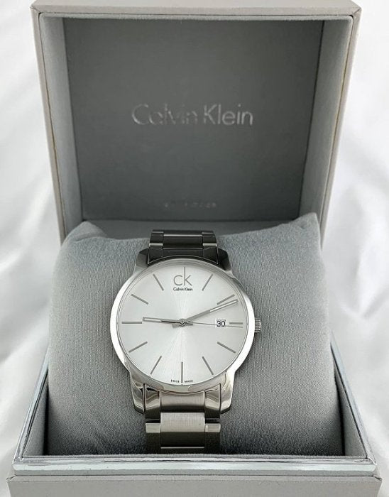 Calvin Klein City Silver Dial Silver Steel Strap Watch for Men - K2G2G146 Buy Now By Calvin Klein