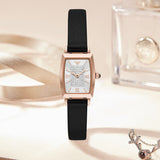 Emporio Armani Gianni T Bar Quartz White Dial Black Leather Strap Watch For Women - AR11408 Buy Now By Emporio Armani