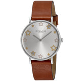 Coach Perry White Dial Brown Leather Strap Watch for Women - 14503242 Buy Now By Coach