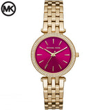Michael Kors Darci Pink Dial Gold Steel Strap Watch for Women - MK3444 Buy Now By Michael Kors