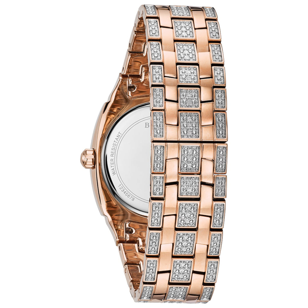 Bulova Crystal Collection Silver Crystals Dial Two Tone Steel Strap Watch for Women - 98L235 Buy Now By Bulova